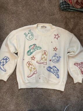 Women’s western sweater XL
